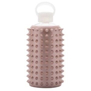BKR Glass Water Bottle Metallic Rose Gold Large 32oz